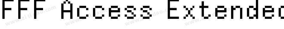 FFF Access Extended字体转换